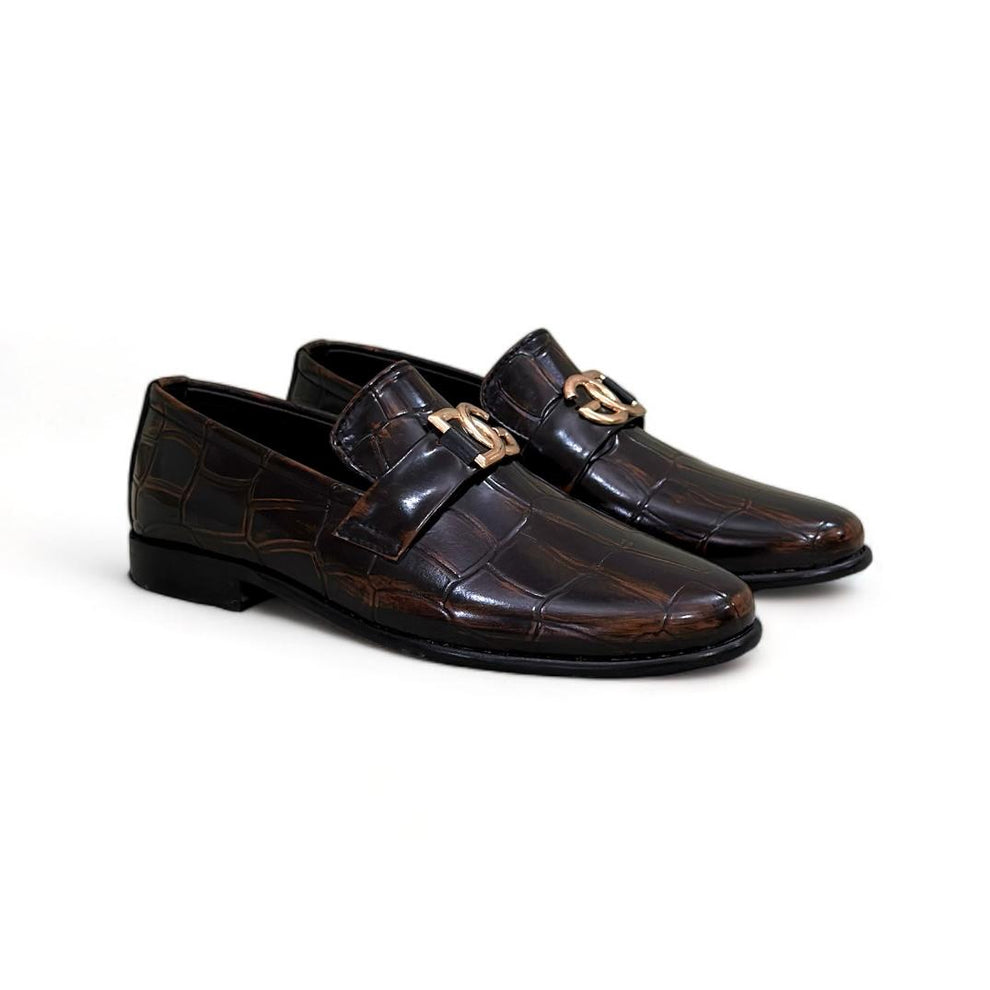 Classic Brown Leather DGLoafers
