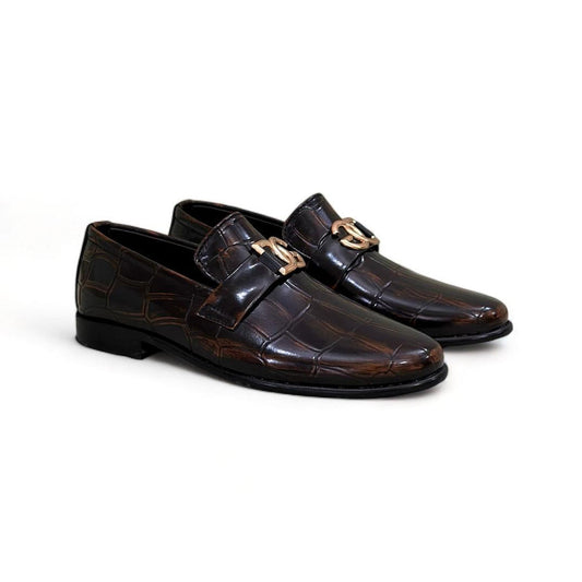 Classic Brown Leather DGLoafers