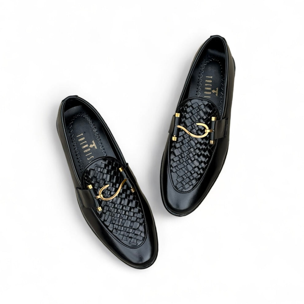 Classic Brown Leather S BUKLE Loafers