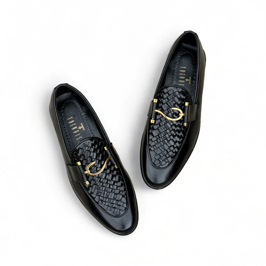 Classic Brown Leather S BUKLE Loafers