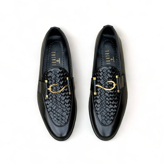 Classic Brown Leather S BUKLE Loafers