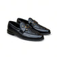 Classic Brown Leather S BUKLE Loafers