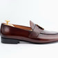 Classic Brown Leather Horsebit Loafers